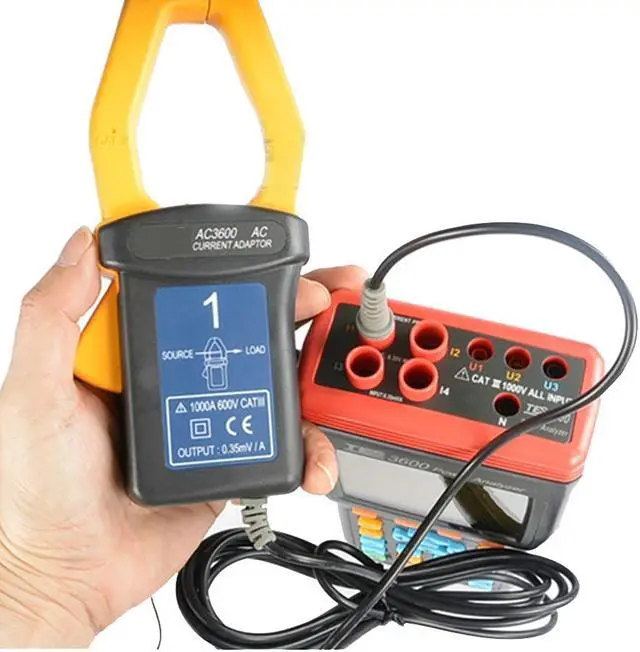 Alt view image 4 of 6 - TES-3600 3P4W Power Quality Analyzer Power  Phase Power Analyzer True RMS