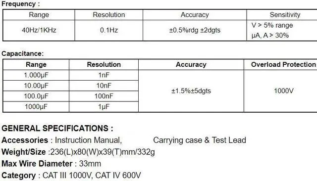 Alt view image 2 of 5 - TES-3910 Trms Clamp Meter(AC-DC 1000V) Range to Interface with Other Access