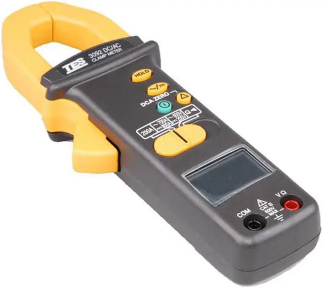 Alt view image 4 of 7 - TES-3092 Mini Digital Clamp Meter 3-1/2 Digital LCD DC/AC Clamp Meter Tester