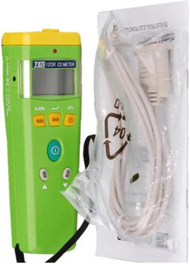 Alt view image 3 of 3 - TES-1372R Gas Detector TES-1372R Carbon Monoxide Meter / Portable Co 0-999 te