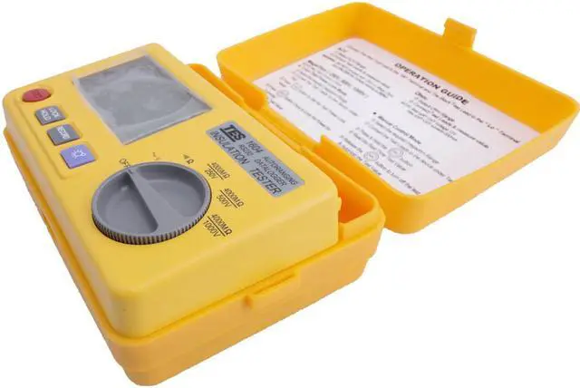 Alt view image 2 of 7 - TES-1604 Auto Ranging Datalogging Insulation Tester Meter with Software NEW