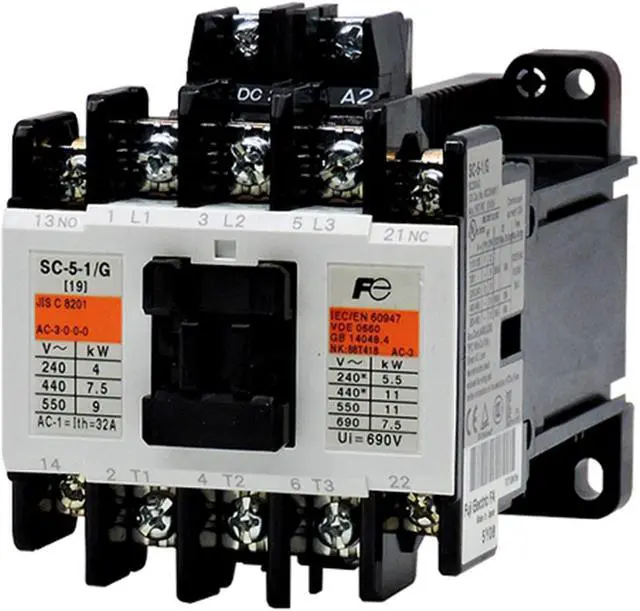 Alt view image 2 of 5 - FUJI SC-5-1/G Elevator Contactor DC 48V New 1PCS