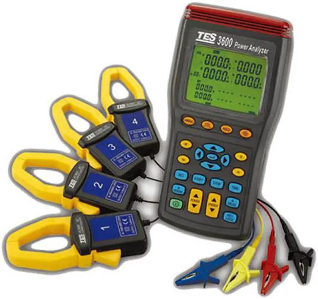 Main image of TES-3600 3P4W Power Quality Analyzer Power  Phase Power Analyzer True RMS
