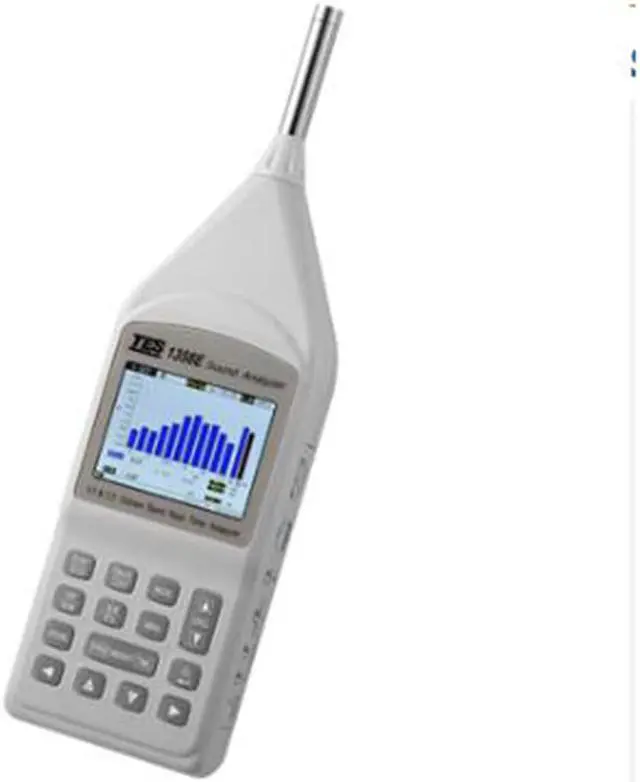 Alt view image 2 of 3 - TES-1358E Sound Analyzer Real-time 1/1-Octave and 1/3-Octave analysis