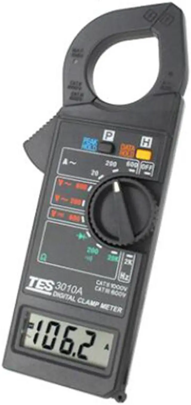 Main image of TES-3010 Digital Clamp Meter Tester Category :CAT II 1000V ,CAT III New