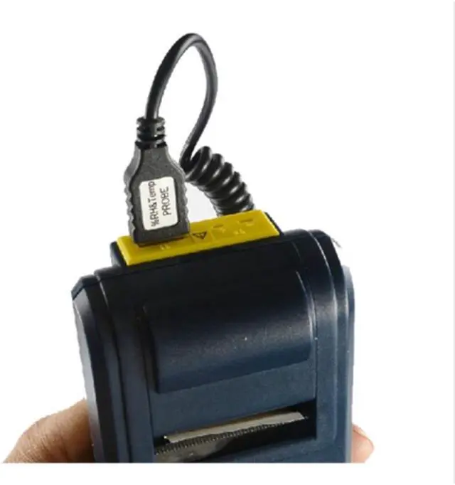 Alt view image 7 of 7 - TES-1362 Printing Humidity Temperature Meter,Air Temperature/Type K