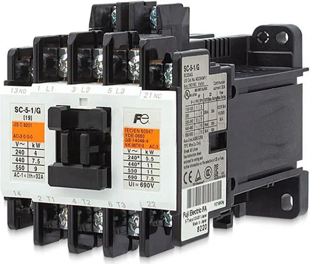 Alt view image 5 of 5 - FUJI SC-5-1/G Elevator Contactor DC 48V New 1PCS