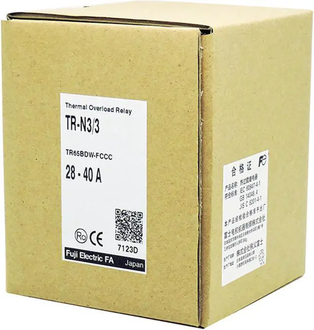Alt view image 4 of 4 - FUJI TR-N3/3 Thermal Overload Relay 28-40A New 1PCS