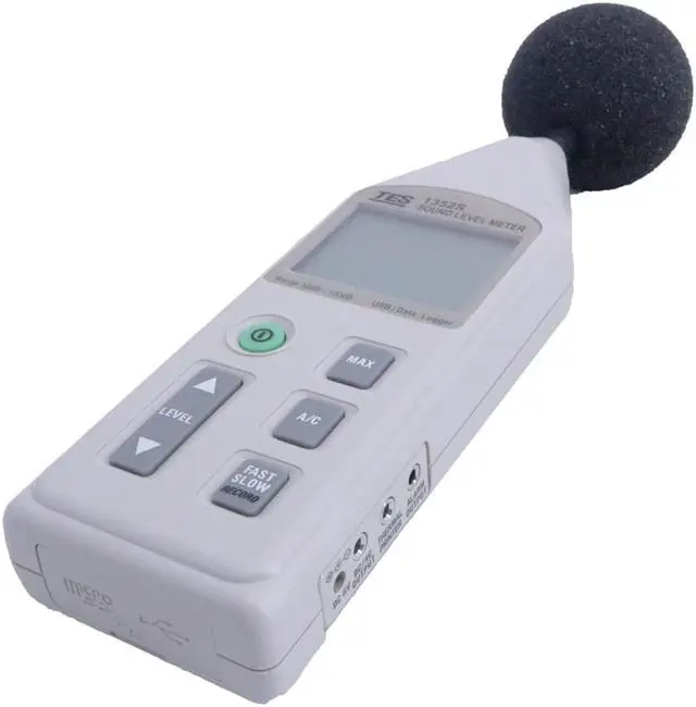 Alt view image 4 of 7 - TES-1352S Digital Programmable Sound Level Meter Noise Tester 30 To 130Db xm