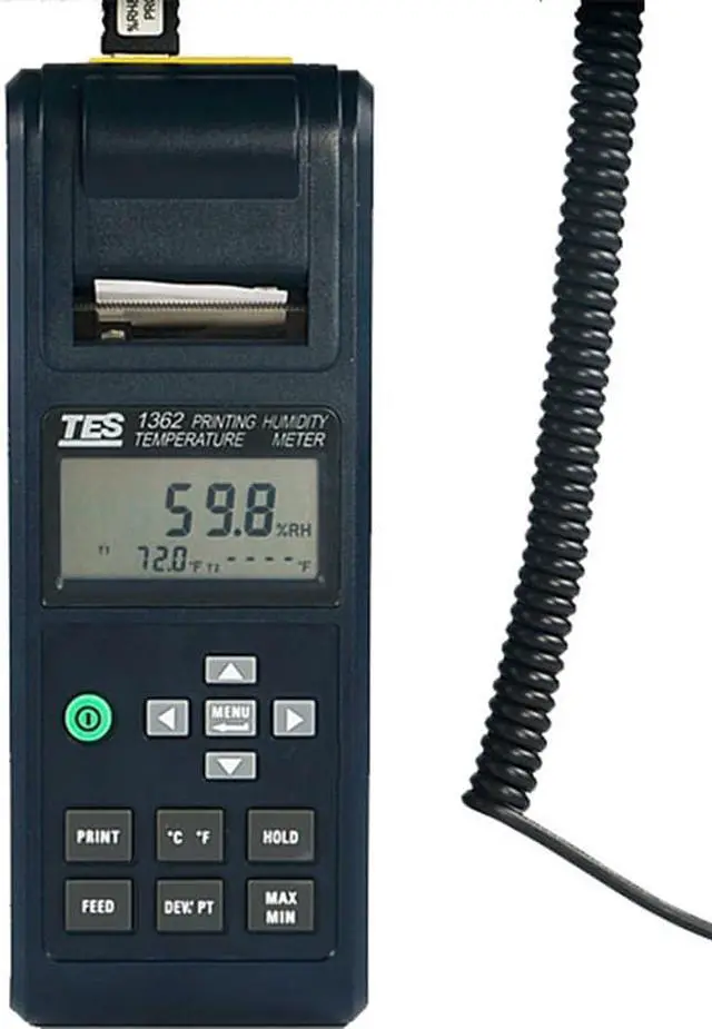 Main image of TES-1362 Printing Humidity Temperature Meter,Air Temperature/Type K