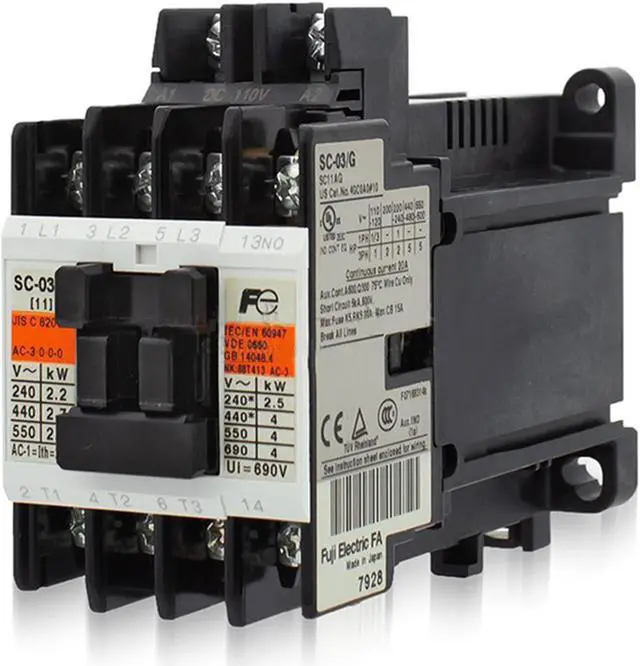 Alt view image 3 of 3 - FUJI SC-0/G Contactor DC24V New 1PCS