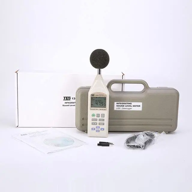 Alt view image 4 of 5 - TES-1353S Integrating Sound Level Meter USB Five Range from 30 to 130dB