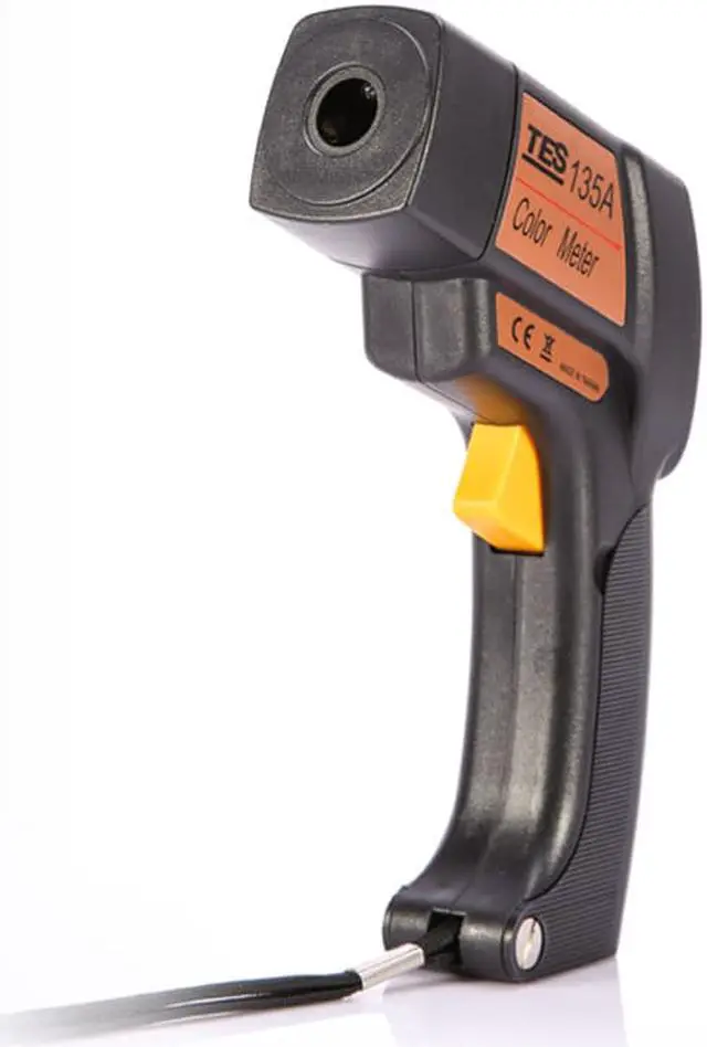 Alt view image 4 of 7 - TES-135A Color Meter Color Analyzer Portable Color Difference Meter LCD Display