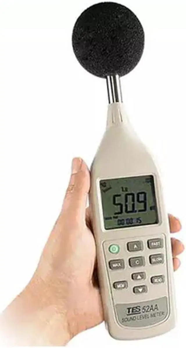 Main image of TES-52AA Digital Sound Level Meter Portable Handheld Noise 26dB to 130dB