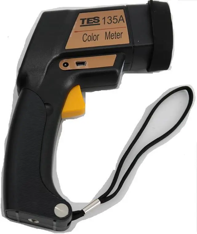 Alt view image 7 of 7 - TES-135A Color Meter Color Analyzer Portable Color Difference Meter LCD Display