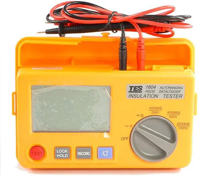 Main image of TES-1604 Auto Ranging Datalogging Insulation Tester Meter with Software NEW