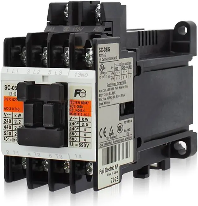 Alt view image 5 of 5 - FUJI SC-03/G Contactor DC110V New 1PCS