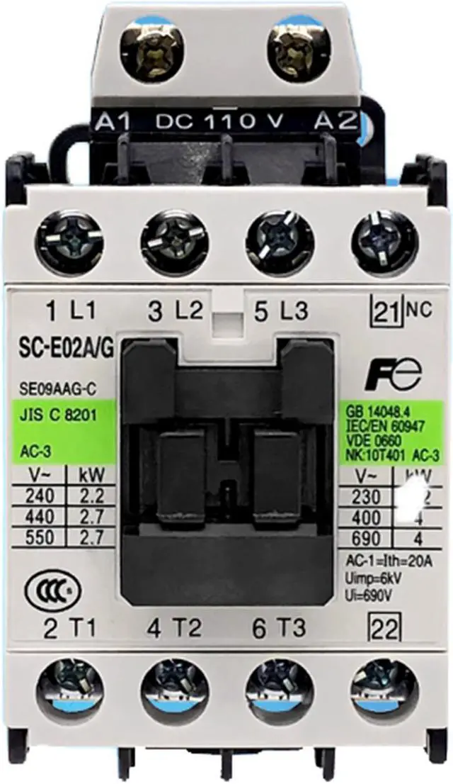 Alt view image 3 of 4 - FUJI SC-E02A/G Contactor DC 110V New 1PCS