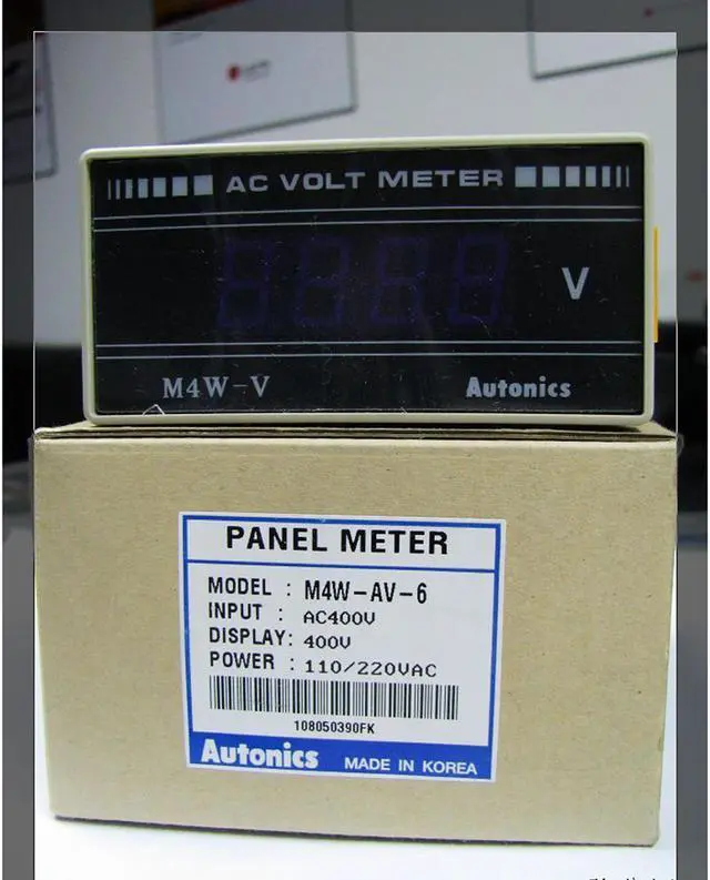 Main image of Autonics M4W-AV-6 Digital Panel Meters Voltmeter New 1PCS