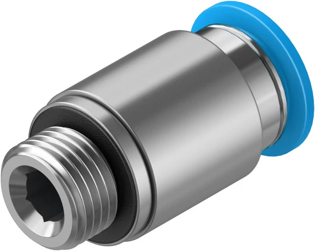 Alt view image 3 of 5 - FESTO QS-G1/8-8-I Push-in Fitting 186109 New