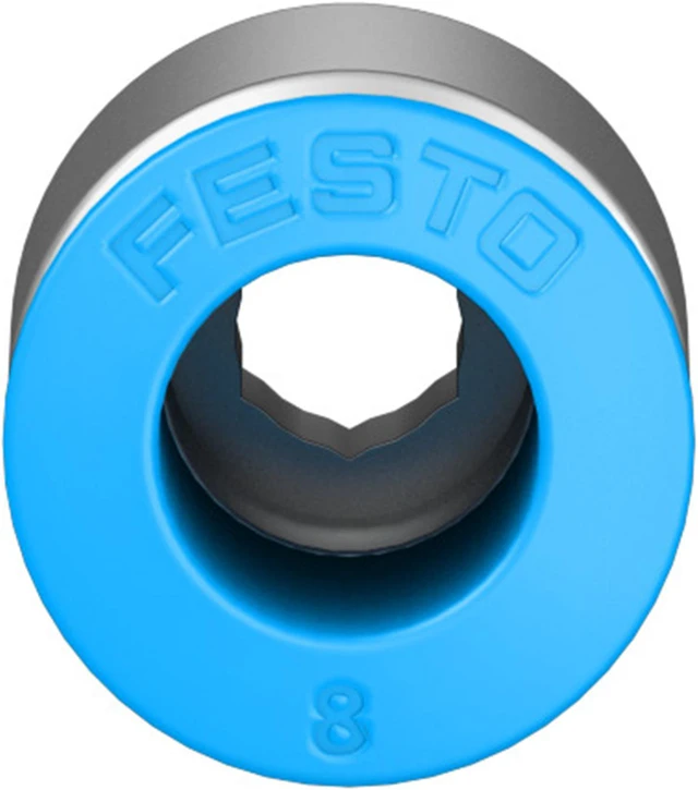 Alt view image 4 of 5 - FESTO QS-G1/8-8-I Push-in Fitting 186109 New