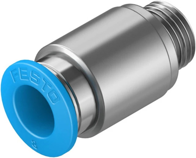 Main image of FESTO QS-G1/8-8-I Push-in Fitting 186109 New