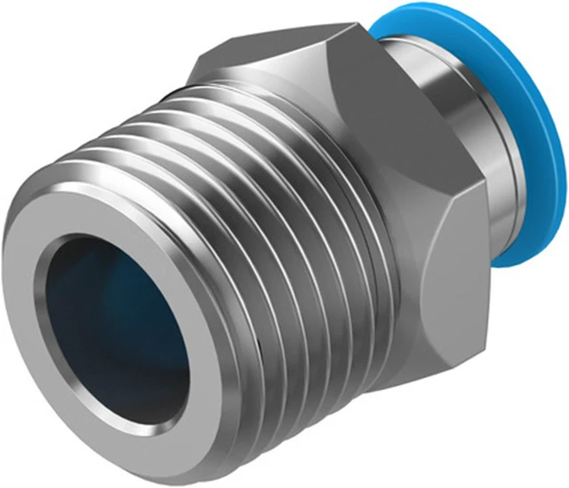 Alt view image 3 of 4 - FESTO QS-1/2-10 Push-in Fitting 190646 New