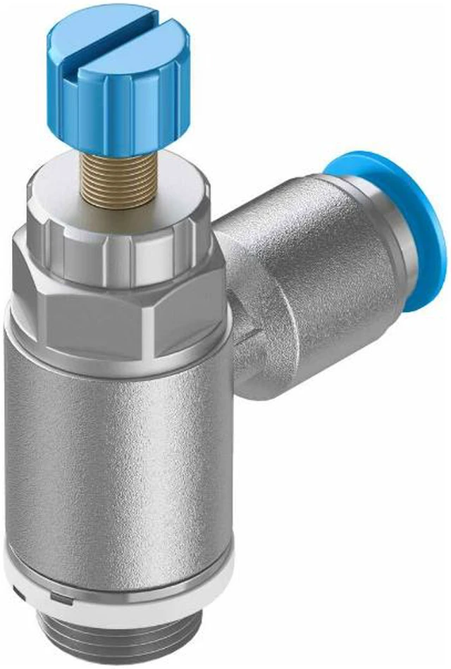 Alt view image 4 of 7 - FESTO GRLA-1/8-QS-4-RS-D 197580 One-way Flow Control Valve New