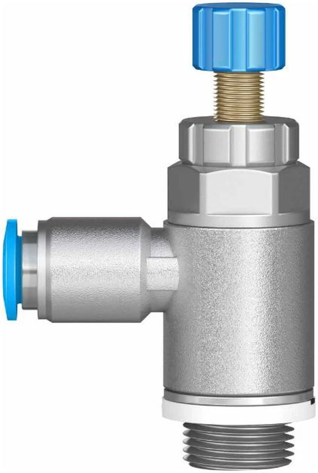 Alt view image 4 of 7 - FESTO GRLA-1/4-QS-8-RS-D 534339 One-way Flow Control Valve New
