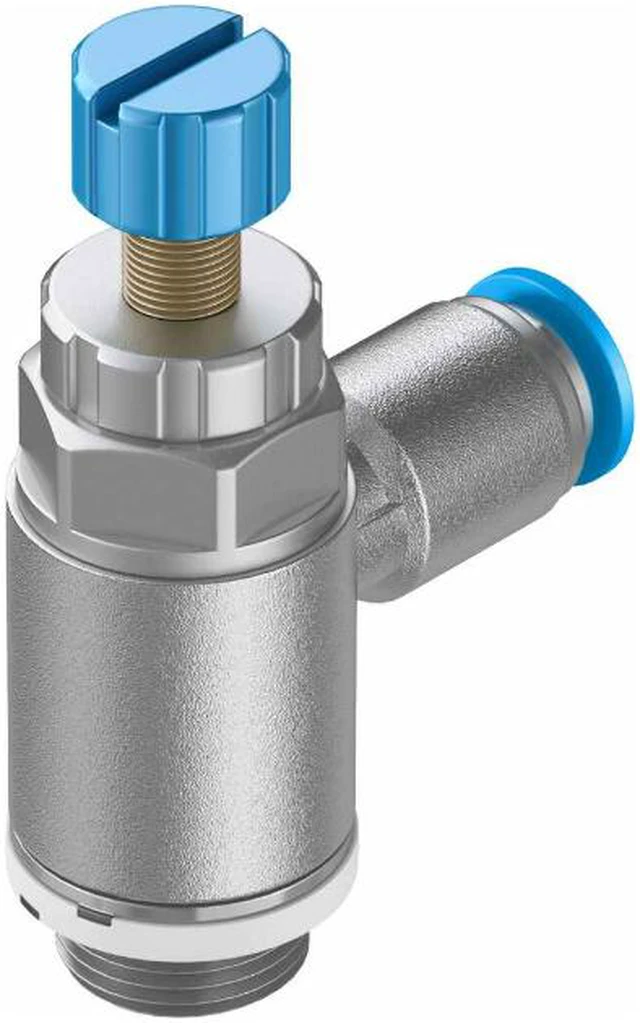 Alt view image 3 of 7 - FESTO GRLA-1/4-QS-8-RS-D 534339 One-way Flow Control Valve New