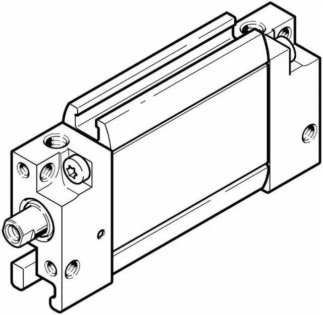 Main image of FESTO DZF-12-40-P-A 164005 Flat Cylinder New