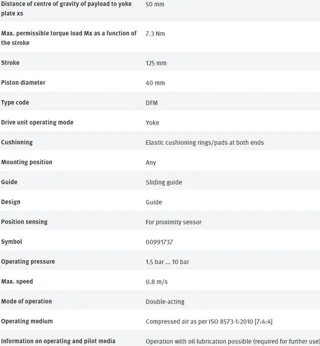 Alt view image 3 of 7 - FESTO DFM-40-125-P-A-GF 170868 Guided Actuator New