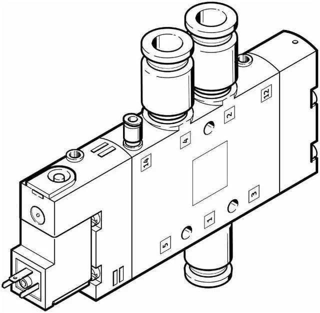 Main image of FESTO CPE18-M1H-5L-QS-10 163158 Air Solenoid Valve New