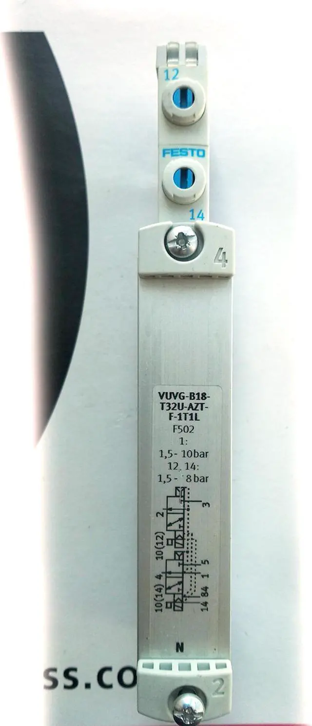 Main image of FESTO VUVG-B18-T32U-AZT-F-1T1L 8004886 Air Solenoid Valve New