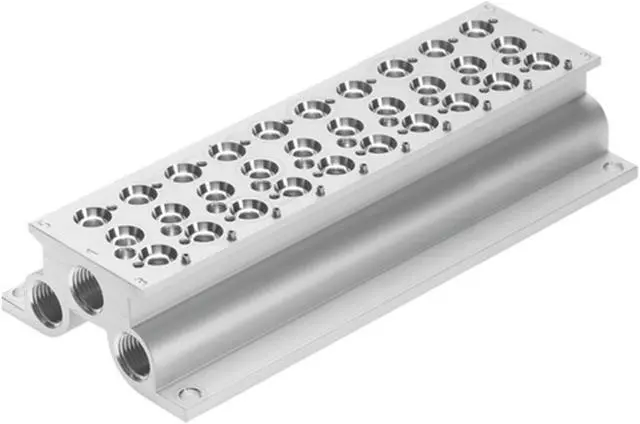 Alt view image 2 of 2 - FESTO CPE18-PRS-3/8-10-NPT 550096 Connection Block New