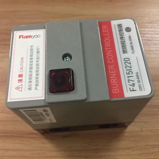 Alt view image 4 of 4 - YAMATAKE Azbil F4715I220 Control Box Burner Controller New