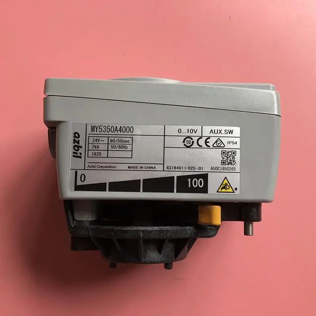 Alt view image 2 of 3 - YAMATAKE Azbil MY5350A4000 Electric Ball Valve Actuator New