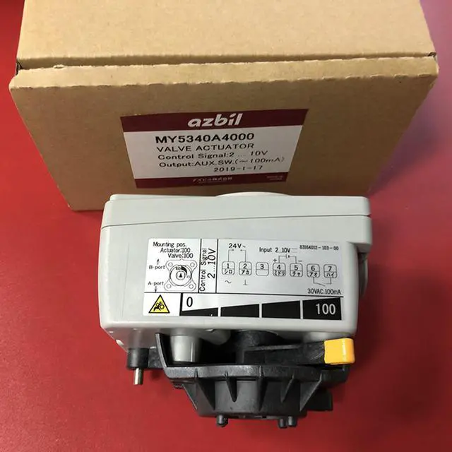 Main image of YAMATAKE Azbil MY5340A4000 Electric Ball Valve Actuator New