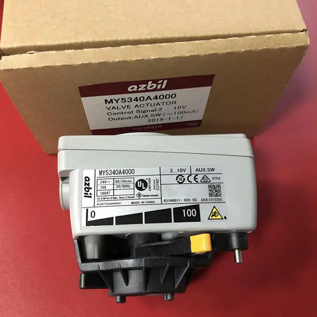 Alt view image 3 of 5 - YAMATAKE Azbil MY5340A4000 Electric Ball Valve Actuator New