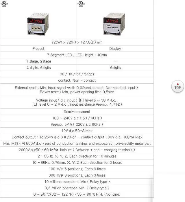 Alt view image 5 of 5 - HANYOUNG GF7-P42E Digital Display Timer New