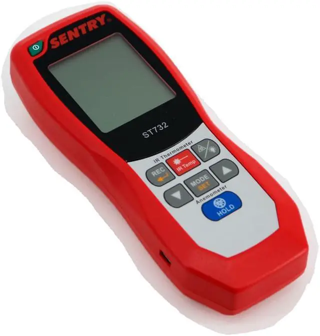 Alt view image 3 of 7 - SENTRY ST-732 Hot Wire IR thermo-Anemometer Air Velocity Air Flow Temperatur