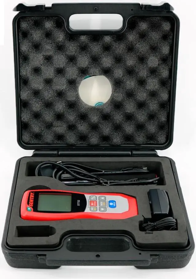 Alt view image 7 of 7 - SENTRY ST-732 Hot Wire IR thermo-Anemometer Air Velocity Air Flow Temperatur