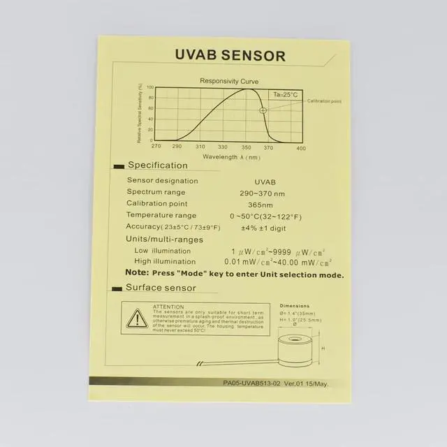 Alt view image 2 of 6 - SENTRY ST-513 UVA UltraViolet Meters Measure Ultraviolet Light Meter Radiation
