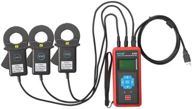 Alt view image 2 of 4 - ETCR8300-030 Three Channel Clamp Leakage Current Monitoring Recorder