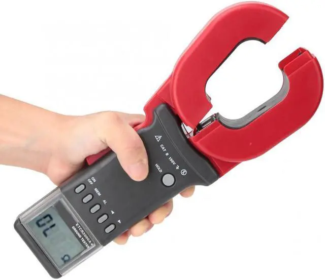Alt view image 5 of 7 - ETCR2000A+ Digital Clamp On Ground Earth Resistance Tester Meter 1-199O Y
