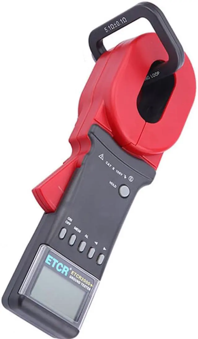 Alt view image 5 of 7 - ETCR2000+ High Quality Clamp Earth Resistance Tester Mete Measures