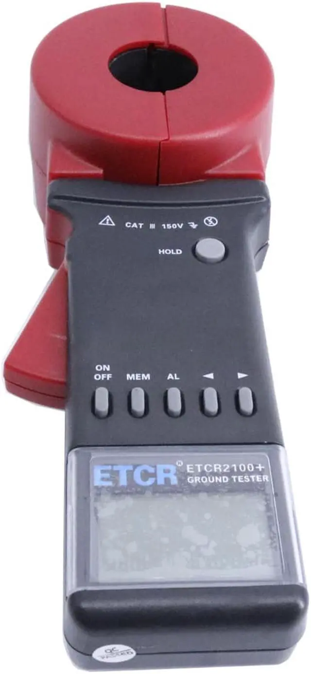Alt view image 5 of 7 - ETCR2100A+ Digital Clamp On Ground Earth Resistance Tester Meter