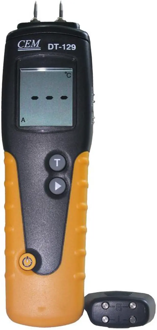 Alt view image 2 of 5 - CEM DT-123 Industrial Wide Range Digital Wood Timber Moisture Temperature Meter