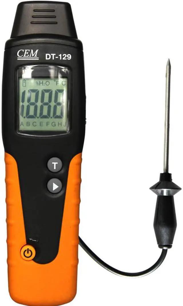 Alt view image 3 of 5 - CEM DT-123 Industrial Wide Range Digital Wood Timber Moisture Temperature Meter