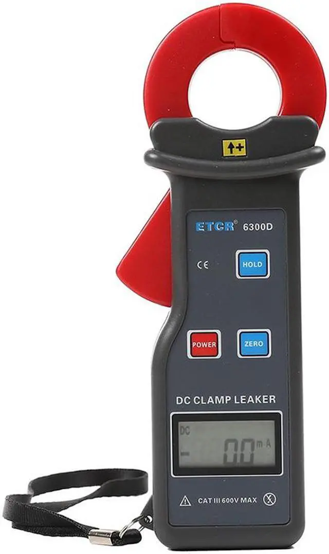 Main image of ETCR6300D Clamp Leakage Current Meter Measurement of AC Current and Leakage